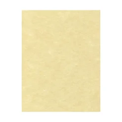 LUX 65 lb. Cardstock Paper, 8.5" x 11", Gold Parchment, 50 Sheets/Pack (81211-C-41-50)