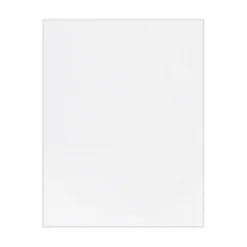 LUX 80 lb. Cardstock Paper, 8.5" x 11", Bright White, 50 Sheets (81211-C-98-50)
