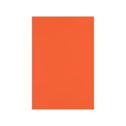 LUX 105 lb. Cardstock Paper, 12" x 18", Tangerine Orange, 250 Sheets/Pack (1218-C-112-250)