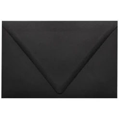 LUX 6 x 9 Booklet Contour Flap Envelopes 50/Pack, Midnight Black (1820-B-50)