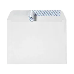 LUX 9 x 12 Booklet Envelopes 50/Pack, White w/ Peel & Seel (14554-50)