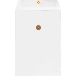 LUX 6" x 9" Button & String Envelopes, 500/Box, 28lb. White (69BS-28W-500)