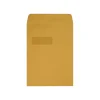 LUX 9 x 12 Kraft Open End Window Envelopes 50/Pack, 28lb. Brown Kraft (1590BK-50)