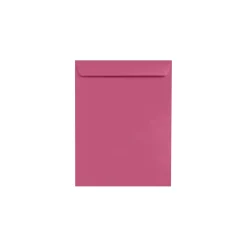 LUX 10" x 13" 80lbs. Open End Envelopes, Magenta Pink, 50/Pack (EX4897-10-50)