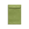 LUX 9" x 12" 70lbs. Open End Envelopes, Avocado Green, 50/Pack