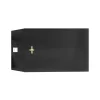 LUX 9" x 12" Open End Clasp Envelopes, Midnight Black, 100/Pack
