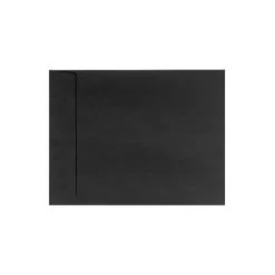 LUX 9 x 12 Open End Envelopes, 500/Box, Black Linen (4894-BLI-500)