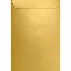 LUX 6 x 9 Open End Envelopes, Gold Metallic, 500/Box (1644-07-500)
