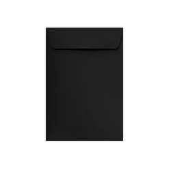 LUX 6.5" x 9.5" Open End Envelopes 50/Pack, Midnight Black (LUX-1645-56-50)