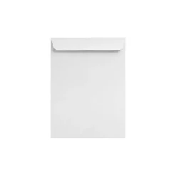 LUX 10 x 13 Open End Envelopes 50/Pack, White Linen (4897-WLI-50)