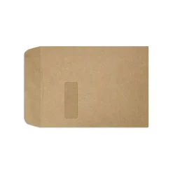 LUX 9" x 12" Open End Window Envelopes, Grocery Bag