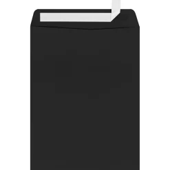 LUX 9" x 12" Open End Window Envelopes, Midnight Black, 250/Box (LUX-1590-B-250)