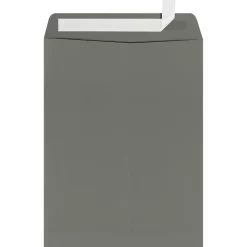 LUX 9" x 12" Open End Window Envelopes, Smoke Gray, 250/Box (LUX-1590-22-250)