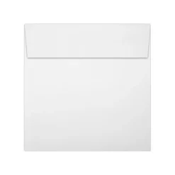 LUX 6 x 6 Square Envelopes 50/Pack, White - 100% Recycled (8525-WPC-50)