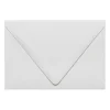 LUX A4 Contour Flap Envelopes (4 1/4 x 6 1/4) 50/Pack, White - 100% Recycled (1872-WPC-50)
