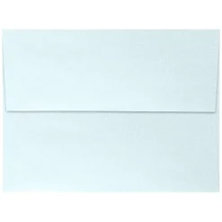 LUX A7 Invitation Envelopes (5 1/4 x 7 1/4) 50/Box, Aquamarine Metallic (5380-02-50)