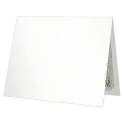 LUX Certificate Holders, 9 1/2" x 11", Bright White Gloss, 50/Pack (CH91212WG12050)