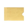 LUX Credit Card Sleeve 2 3/8" x 3 1/2", 50/Pack, Gold Metallic (1801-07-50)