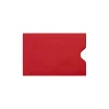 LUX Credit Card Sleeve 2 3/8" x 3 1/2", 50/Pack, Ruby Red (LUX-1801-18-50)