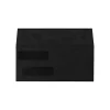 Lux Double Window Invoice Envelopes, 4 1/8 x 9 1/2, Midnight Black 250/Pack