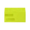 Lux Double Window Invoice Envelopes Wasabi 4 1/8 x 9 1/2 inch uncheck 50/Pack