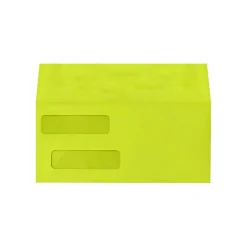Lux Double Window Invoice Envelopes, Wasabi 4 1/8 x 9 1/2 inch 500/Pack