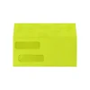 Lux Double Window Invoice Envelopes, 4 1/8 x 9 1/2, Wasabi 250/Pack