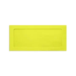 Lux Full Face Window Envelopes, Citrus 4.12 x 9.5 inch 500/Pack