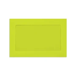 Lux Full Face Window Envelopes Wasabi Green 6 x 9 inch 500/Pack