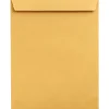 LUX Jumbo Kraft Open End Flap Envelopes, 13" x 17", Brown Kraft, 250/Box (85739-250)