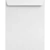 LUX Jumbo Open End Envelopes, 12.5" x 18.5", Bright White, 50/Pack (86272-50)