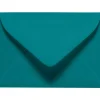 LUX 70lb 2 11/16"x3 11/16" #17 Mini Envelopes W/Glue, Teal Blue, 500/BX