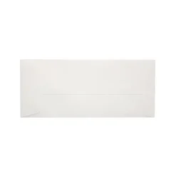 LUX 80lb 4 1/8"x9 1/2" Open End #10 Envelopes W/Peel&Press, White, 500/BX