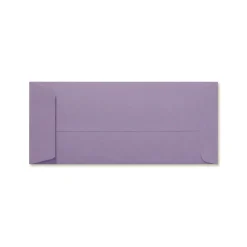 LUX 80lb 4 1/8"x9 1/2" Open End #10 Envelopes, Wisteria Purple, 500/BX