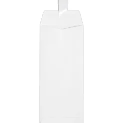 LUX 80lbs. 4 1/8" x 9 1/2" #10 Open End Envelopes, Bright White, 1000/BX (7535-1000)