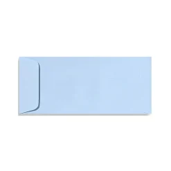 LUX 70lbs. 4 1/8" x 9 1/2" #10 Open End Envelopes, Baby Blue, 500/BX