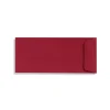 LUX 70lbs. 4 1/8" x 9 1/2" #10 Open End Envelopes W/Glue, Garnet Red, 250/BX