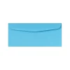 LUX 60lbs. 4 1/8" x 9 1/2" #10 Regular Envelopes, Bright Blue, 500/BX