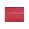 LUX 80lbs. 5 3/4" x 8 3/4" A9 Invitation Envelopes W/Glue, Jupiter Metallic Red Red, 250/BX