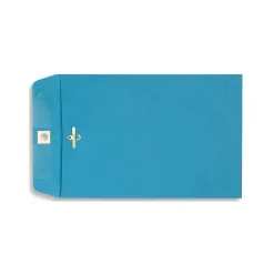 LUX 70lbs. 6" x 9" Clasp Envelopes, Bright Blue, 500/BX