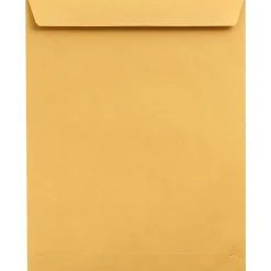 LUX 28lbs. 13" x 17" Kraft Open End Flap Jumbo Envelopes, Brown Kraft, 500/BX (85739-500)
