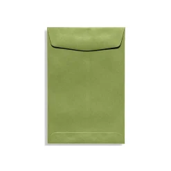 LUX 70lbs. 9" x 12" Open End Envelopes, Avocado Green, 250/BX