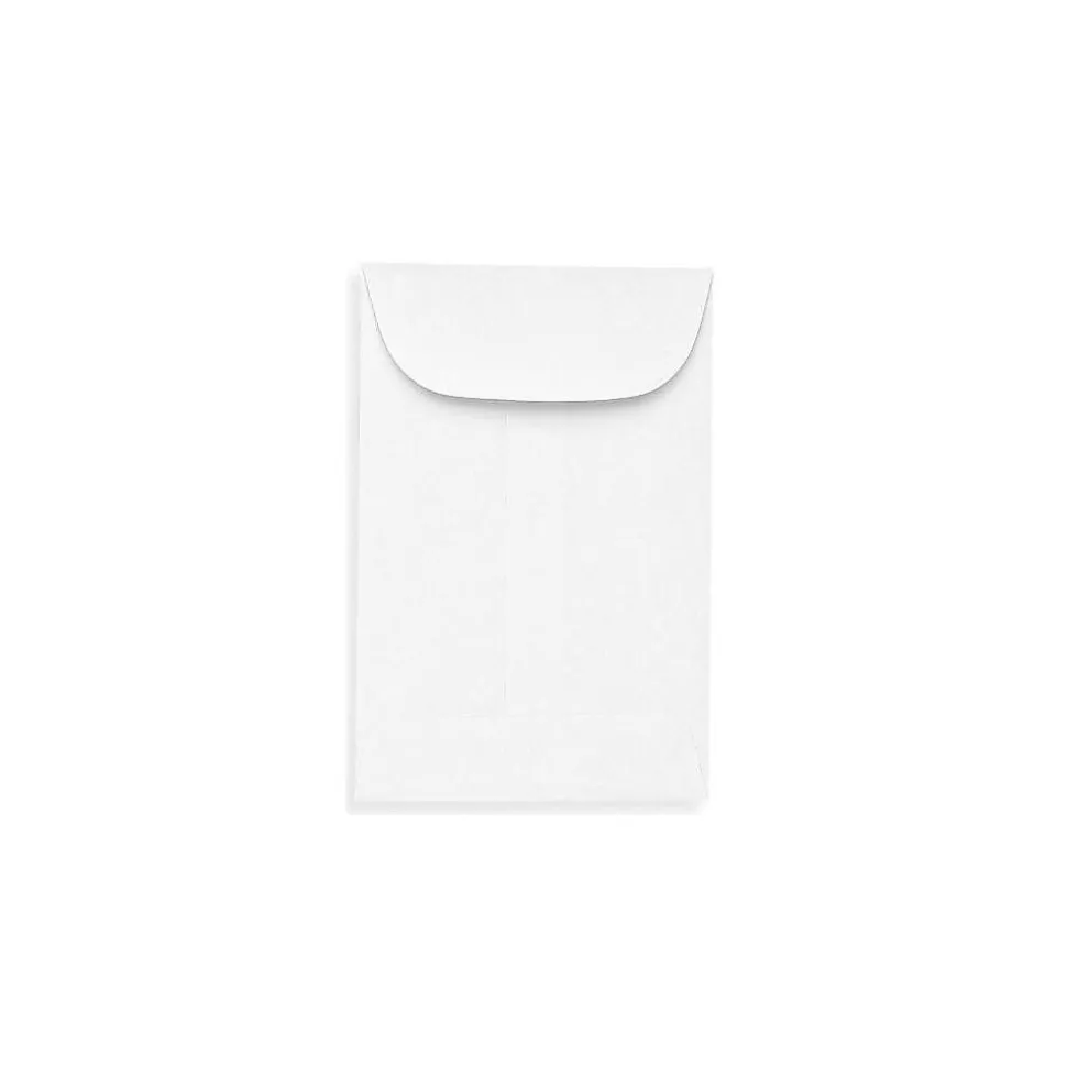 LUX Moistenable Glue #1 Currency Envelopes, 2.25" x 3.5", Bright White, 1000/Box (94623-1000)