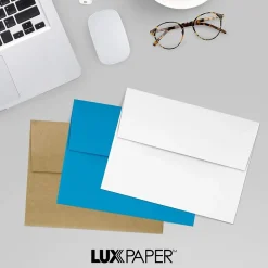LUX Moistenable Glue A2 Invitation Envelope, 5 3/4