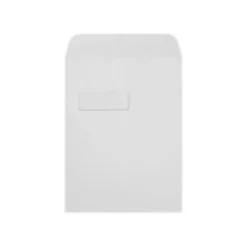 LUX Open End Business Envelopes, 9" x 12", White, 500/Box (1590-WLI-500)
