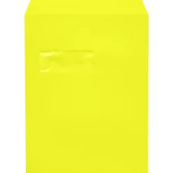 LUX Open End Kraft Envelopes 9" x 12", Citrus Yellow (LUX-1590-L20-1M)