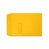 LUX Open End Window Envelopes 9" x 12", Sunflower Yellow