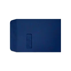 LUX Open End Window Envelopes 9" x 12"; Navy Blue