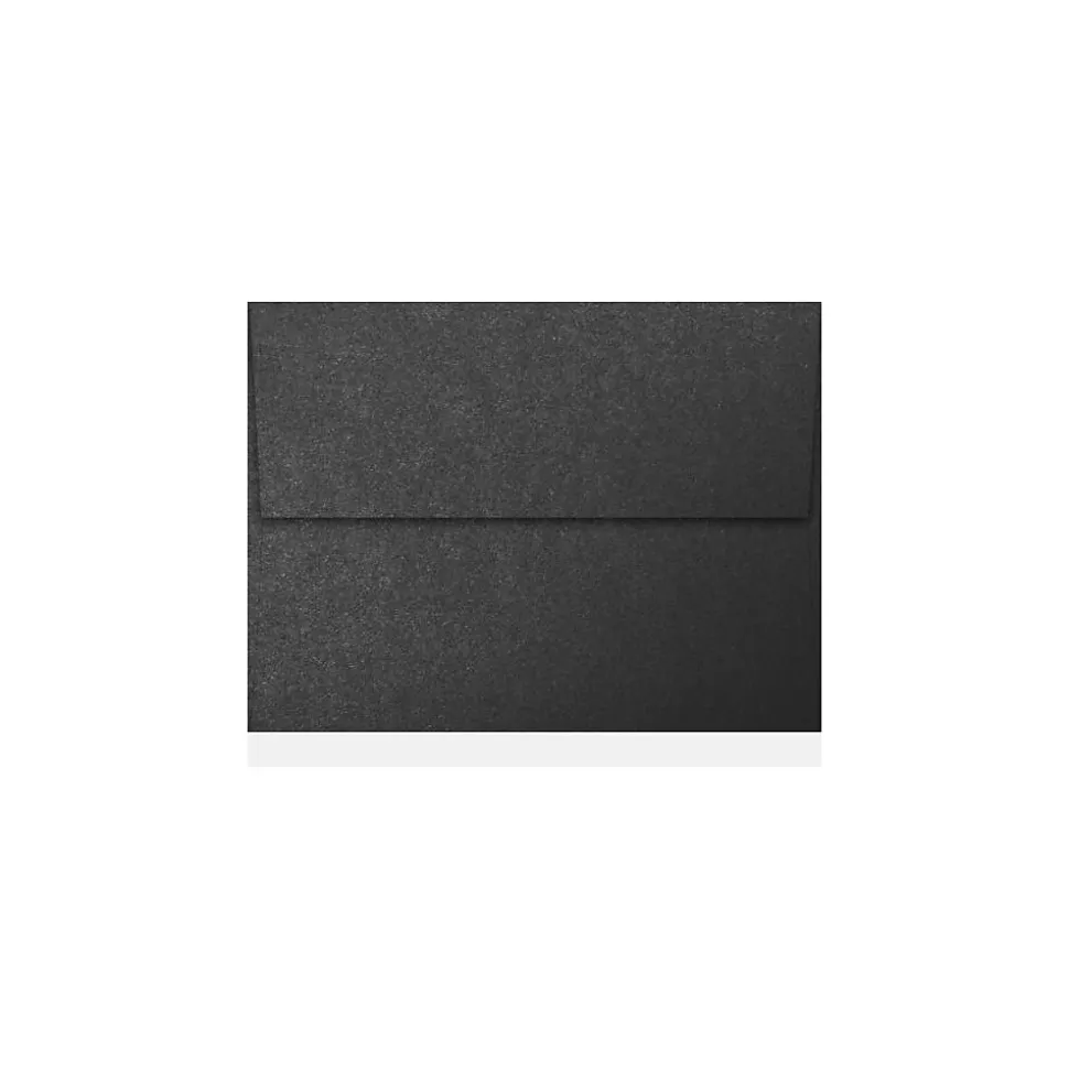 LUX Peel & Press A7 Invitation Envelopes, 5.25" x 7.25", Anthracite Metallic, 50/Box (5380-15-50)