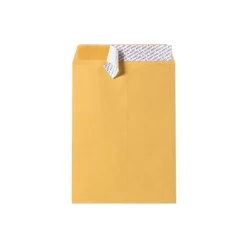 LUX Peel & Seal Open End Self Seal #15 1/2 Kraft Catalog Envelope, 12" x 15 1/2", Brown, 50/Pack (75498-50)